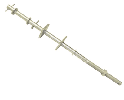 SOPORTE DE PASO ACERO GALVANIZADO 1 VÍA POSTE BT1