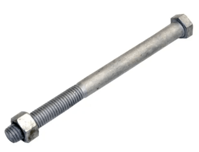 PERNO ACERO GALVANIZADO 1/2x8