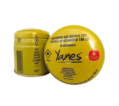 GAS BUTANO CARTUCHO CON VÁLVULA DE SEGURIDAD  5856711