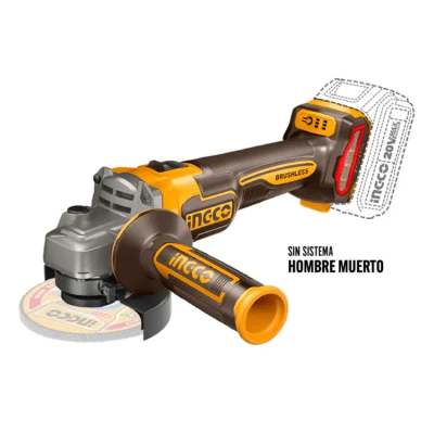 ESMERIL ANGULAR INGCO INALÁMBRICO 4 1/2