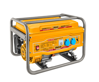 GENERADOR INGCO GASOLINA 220-240V 50HZ 2800W 3000RPM 15LT