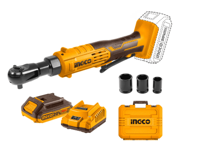 CHICHARRA INGCO + BATERÍA 2AH Y CARGADOR 3/8