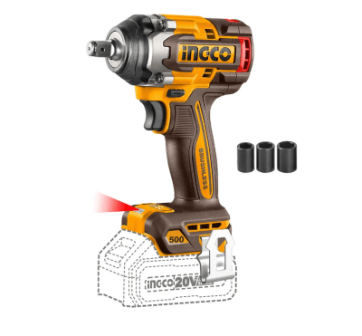 PISTOLA DE IMPACTO INGCO INALAMBRICO 1/2