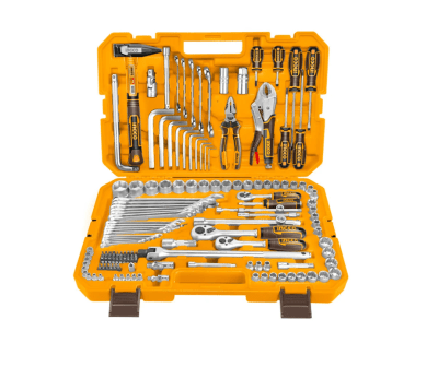 SET INGCO DE HERRAMIENTAS INDUSTRIAL 142PIEZAS