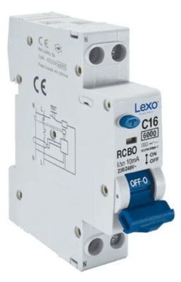 AUTOMATICO LEXO RCBO 1X25A C 6KA 30MA TIPO A