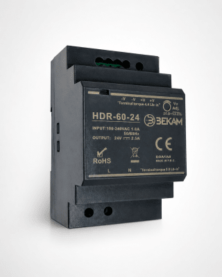FUENTE DE ALIMENTACIÓN 2,2A 240VAC - 24V A RIEL DIN BK