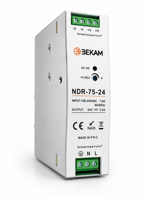 FUENTE DE ALIMENTACIÓN 3A 240VAC - 24V A RIEL DIN BK1