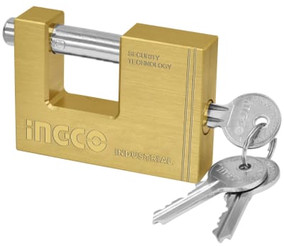 CANDADO INGCO DE SEGURIDAD BLOQUE TIPO C INDUSTRIAL 90MM1