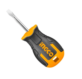 DESTORNILLADOR INGCO CORTO PUNTA PLANA SL6 5X38MM1