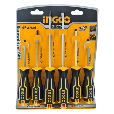 SET DESTORNILLADOR INGCO PH/SL 6 PZS