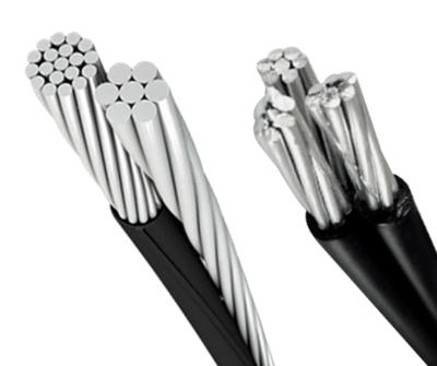 CABLE ALUMINIO  PREENSAMBLADO AISLADO 1x25+25 BK