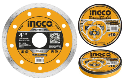 DISCO DIAMANTADO INGCO CONTINUO 115X22MM 4 1/2in