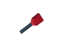 FERRUL1MM 18AWG DOBLE ROJO BL100 PE