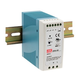 FUENTE DE ALIMENTACION 24VDC 2.5A RIEL DIN MEAN WELL