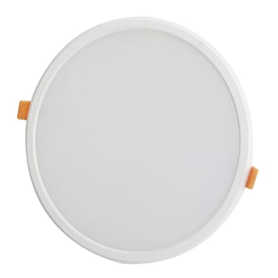FOCO PANEL  9W EMB REDONDO 3000K CHS