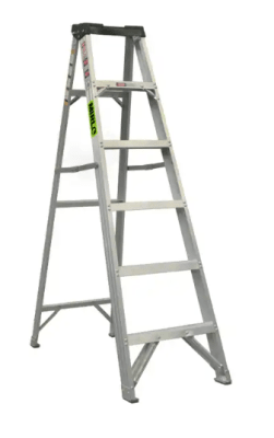 ESCALERA INGCO DE TIJERA ALUMINIO 145KG 6 PELDAÑOS MIRLO1