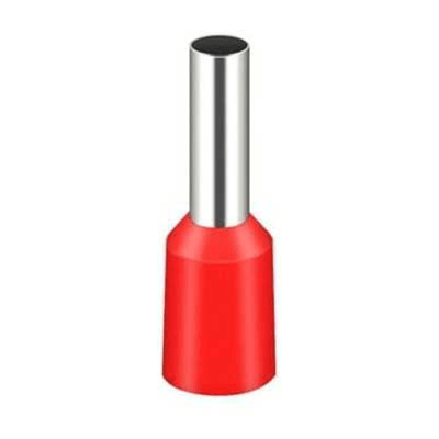 FERRUL 0.75MM 20AWG BL100 ROJO BEKAM