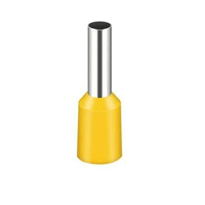 FERRUL 4MM 12AWG AMARILLO BL100 BEKAM
