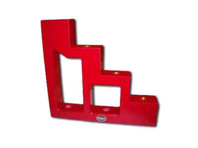 SOPORTE ESCALERA 4 POLOS P/BARRA 5X50MM PE