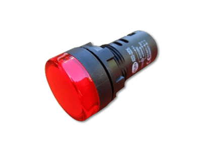 LUZ PILOTO ROJO 220VAC/DC 22MM TN