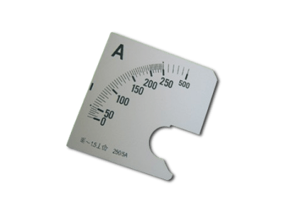 ESCALA P/AMPERMETRO 0-250AMP AC 72X72M PE