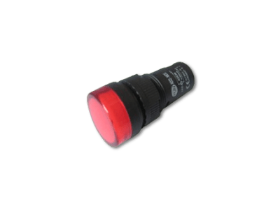 LUZ PILOTO ROJO 220VAC/DC 16MM TN1