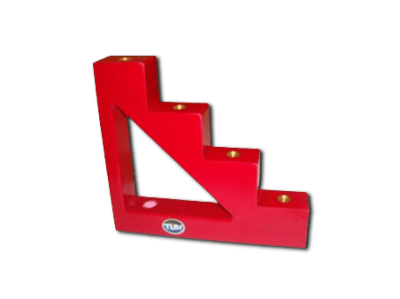 SOPORTE ESCALERA 4 POLOS P/BARRA 5X40 MM PE1