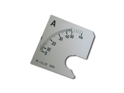 ESCALA P/AMPERMETRO 0-50AMP AC 72X72M PE1