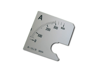 ESCALA P/AMPERMETRO 0-300AMP AC 72X72M PE