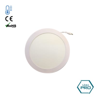 FOCO PANEL  24W EMB REDONDO 6500K FT1