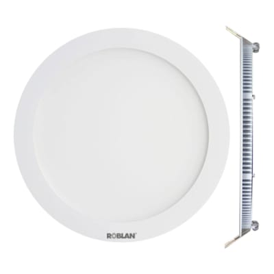 FOCO PANEL 6W EMB REDONDO 6500K ROBLAN
