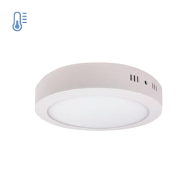 FOCO PANEL  12W S/P REDONDO 6000K FT1