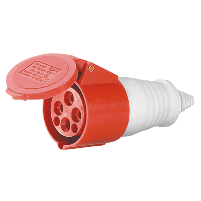 ENCHUFE IND. BEKAM HEMBRA VOLANTE 16A 3P+T +N 380V IP44