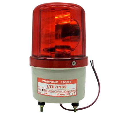 BALIZA GIRATORIA ROJO 220V BEKAM1
