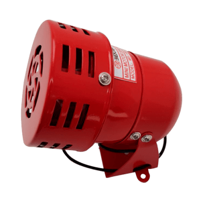 SIRENA BEKAM MINI 100DB 220V ROJA
