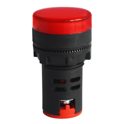 LUZ PILOTO ROJO 220VAC 22MM BK