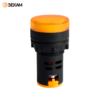 LUZ PILOTO AMARILLO 220VAC 22MM BK