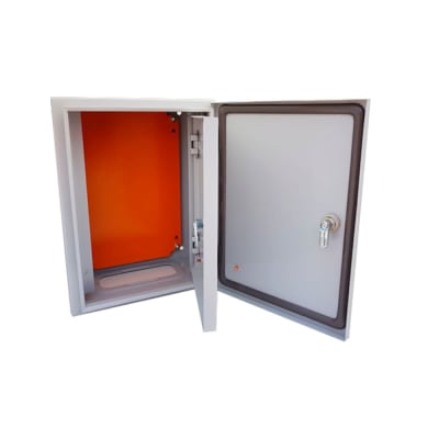 GABINETE METALICO 2 PUERTAS IP65 60x50x20CM BK