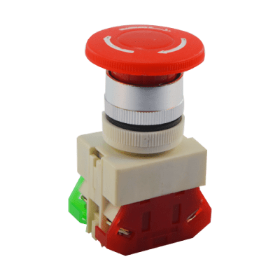 PARADA EMERGENCIA ROJA DESEN. C/GUIRO H40MM PVC 1NC BK