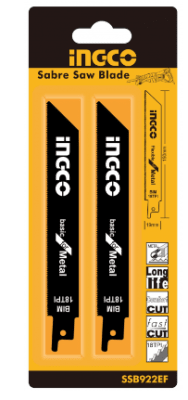 SET INGCO HOJAS SIERRA SABLE P/METAL 2PZ