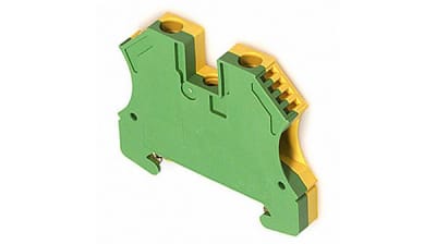 BORNE CONEXION TN 6MM TIERRA AMARILLO/VERDE