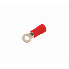 TERMINAL AISLADO ANILLO ROJO 18/22AWG PERF 6.3MM BL100  PE1