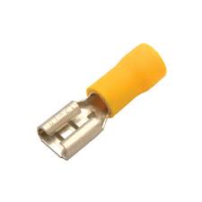 TERMINAL ENCHUFE HEMBRA AMARILLO 12/10AWG AMARILLO ANCHO 5,3mm 100unid TN1