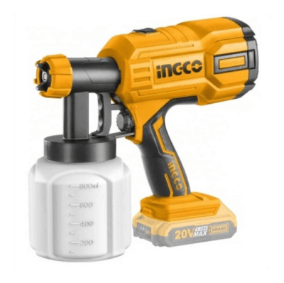 PISTOLA PARA PINTAR INGCO 20V 600ML POR MINUTO