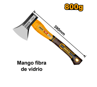 HACHA INGCO MANGO FV 39CM 800GR HAX081800