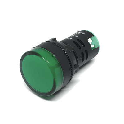 LUZ PILOTO VERDE 220VAC 22MM BK