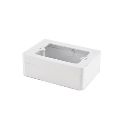 CAJACHUQUI PVC ZM BLANCA P/CANALETA Y TUBO