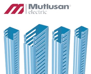 CANALETA RANURADA  40X60X2000MM AZUL MUTLUSAN1