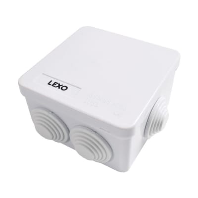 CAJA ESTANCA  85X85X50 CON 2 CONOS DENTRO IP55 LX