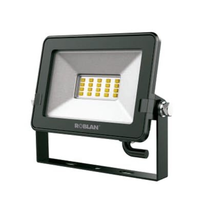 PROYECTOR 10W 4100K NEGRO ROBLAN